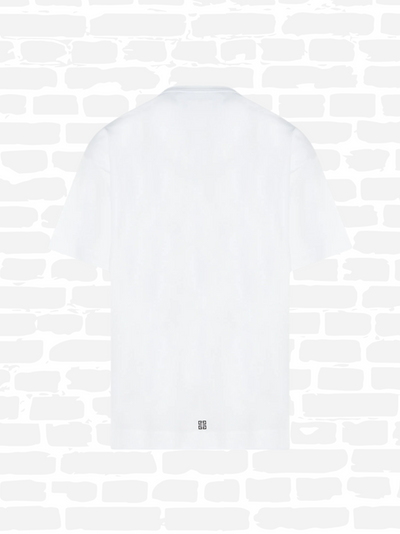 ז'יבנשי טי שירט צבע לבן Flames print T-Shirt