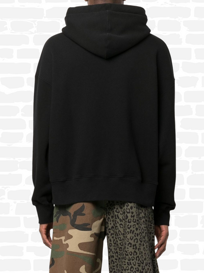 פאלם אנג'לס סווטשירט קפוצ'ון צבע שחור LEOPARD BEAR COTTON hoodie