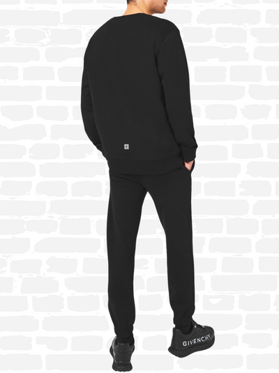 ז'יבנשי סווטשירט צבע שחור LOGO CREW sweatshirt