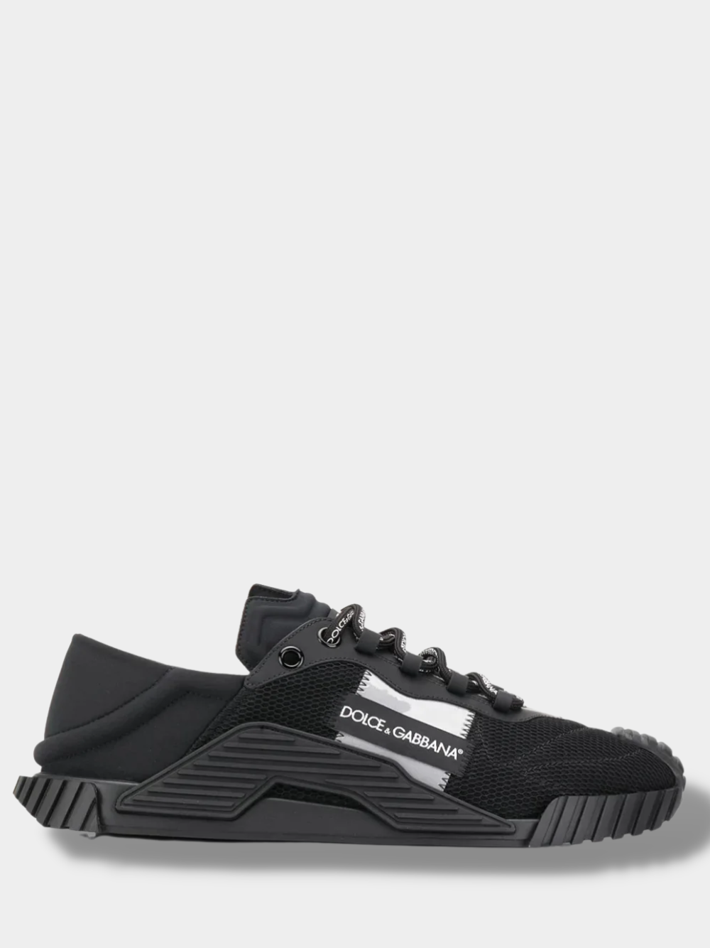 Baskets (Trainers) Dolce & Gabbana Homme - Taille UK 6, Cuir Noir, Neuf Avec Boîte D'Origine