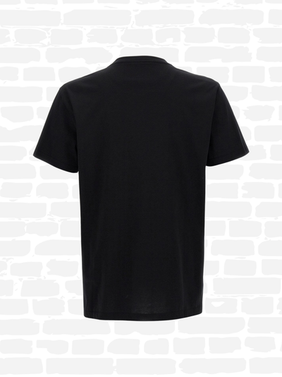 פנדי טי שירט צבע שחור LABYRINTH EMBROIDERED T-SHIRT