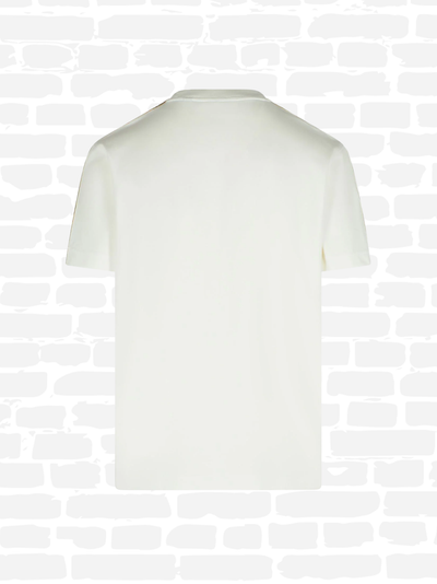 ברברי טי שירט צבע לבן CHECK-TRIM T-SHIRT