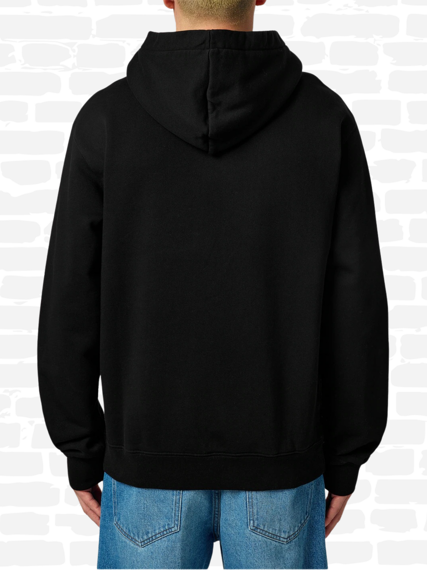 ג'קמוס סווטשירט צבע שחור LOGO COTTON GROS GRAIN HOODIE