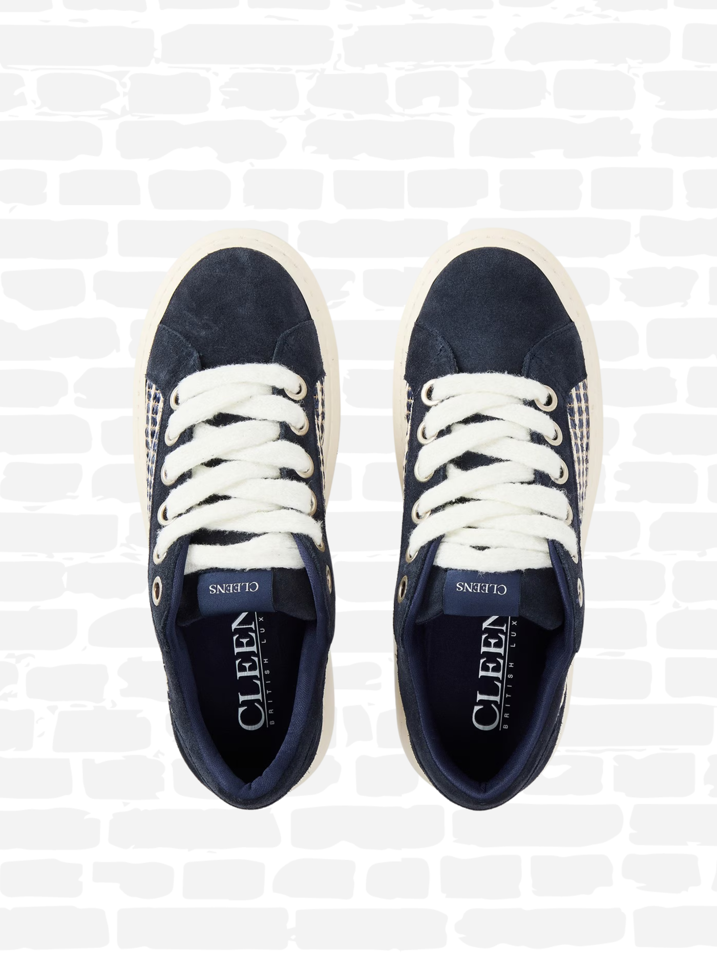 קלינס נעליים צבע כחול ACE SNEAKERS