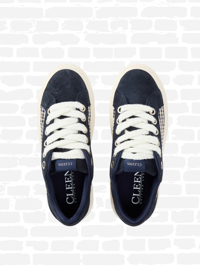 קלינס נעליים צבע כחול ACE SNEAKERS