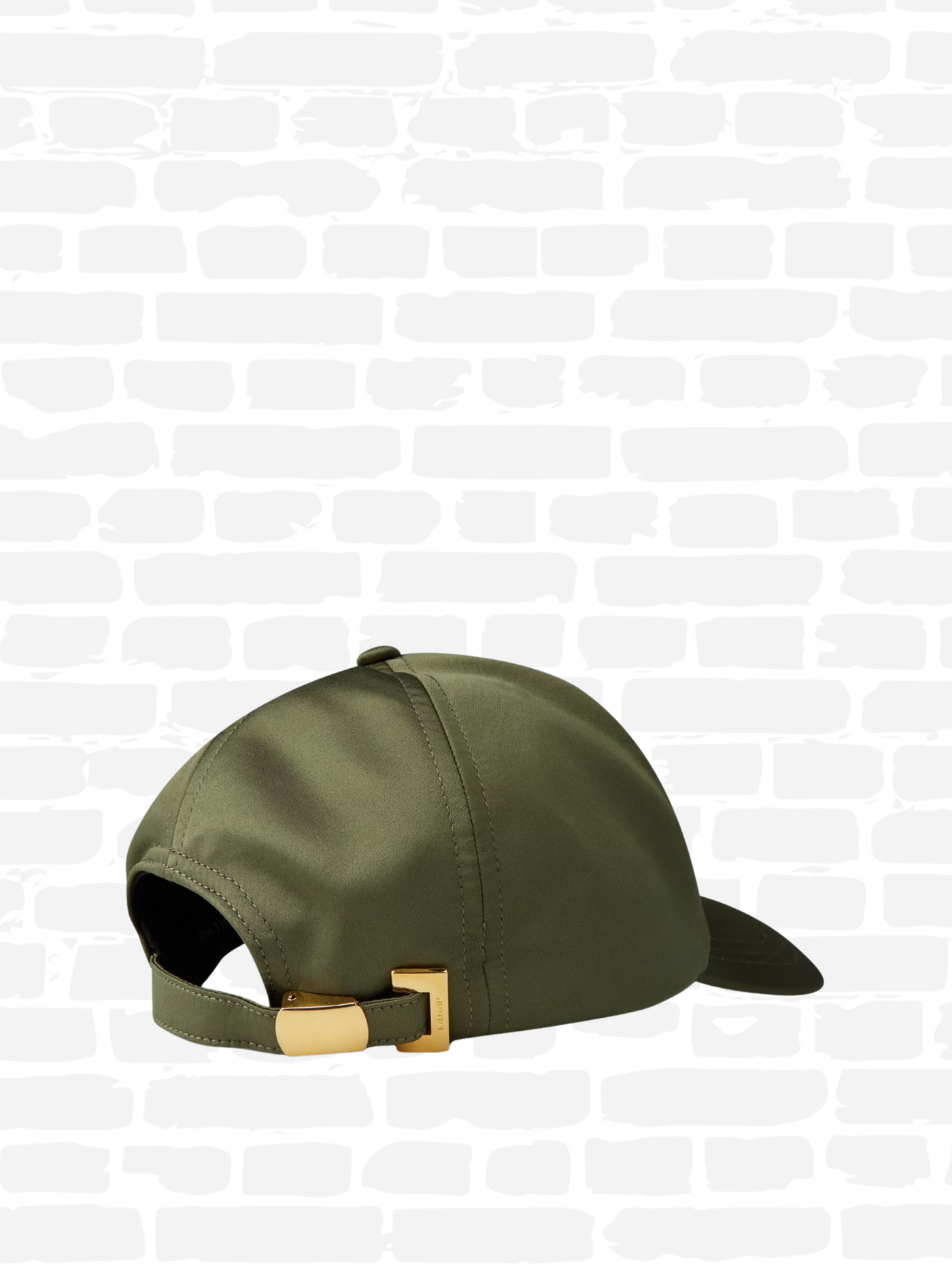 באלמין כובע צבע ירוק SIGNATURE EMBROIDERED CAP