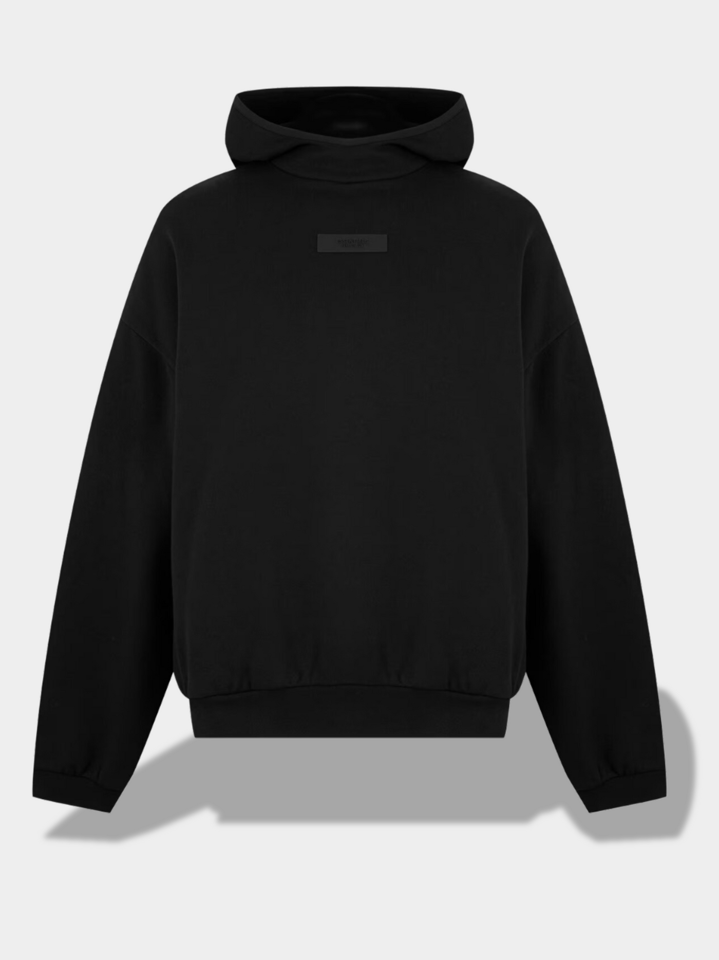 אססנסטיאל סווטשירט קפוצ'ון צבע שחור SPRING TAB HOODIE