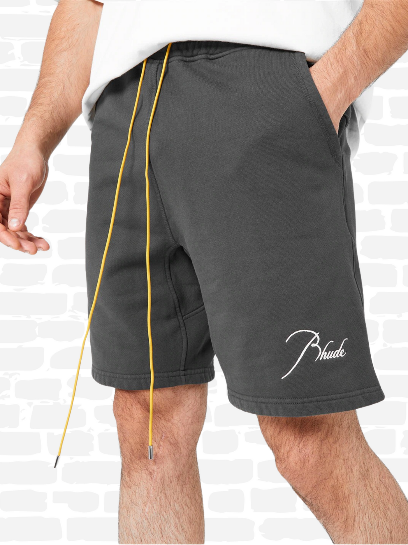 SIGNATURE SHORTS Pantalon Rod couleur gris