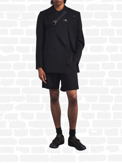 אמירי טי שירט צבע שחור COTTON SPIRIT LOGO