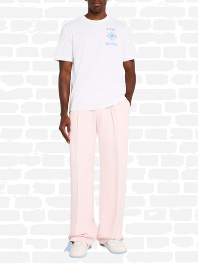 קזבלנקה טי שירט צבע לבן LOGO PRINT T-SHIRT WHITE