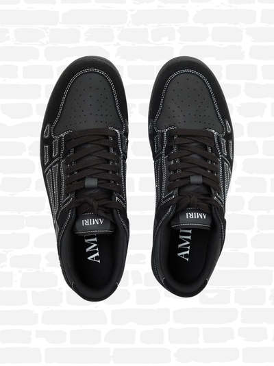אמירי נעליים צבע שחור SKELETON TOP LOW TRAINERS