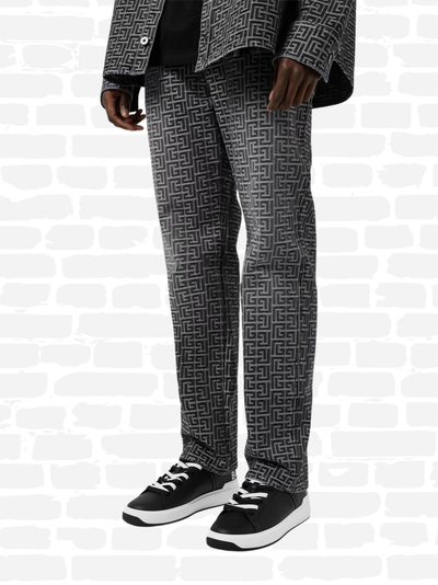 באלמין נעליים צבע שחור COURT LOW TRAINERS