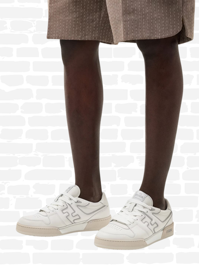 פנדי נעליים צבע לבן MATCH SNEAKERS