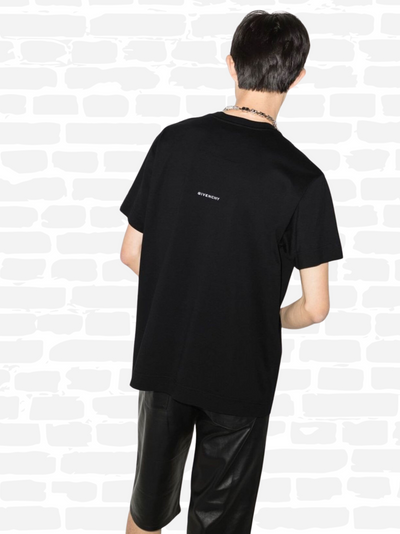 ז'יבנשי טי שירט צבע שחור G embroidered short-sleeve T-shirt