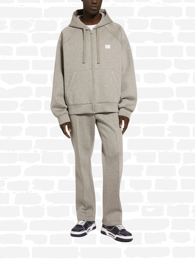 דולצ'ה גאבנה סווטשירט צבע אפור HOODIE WITH TAG