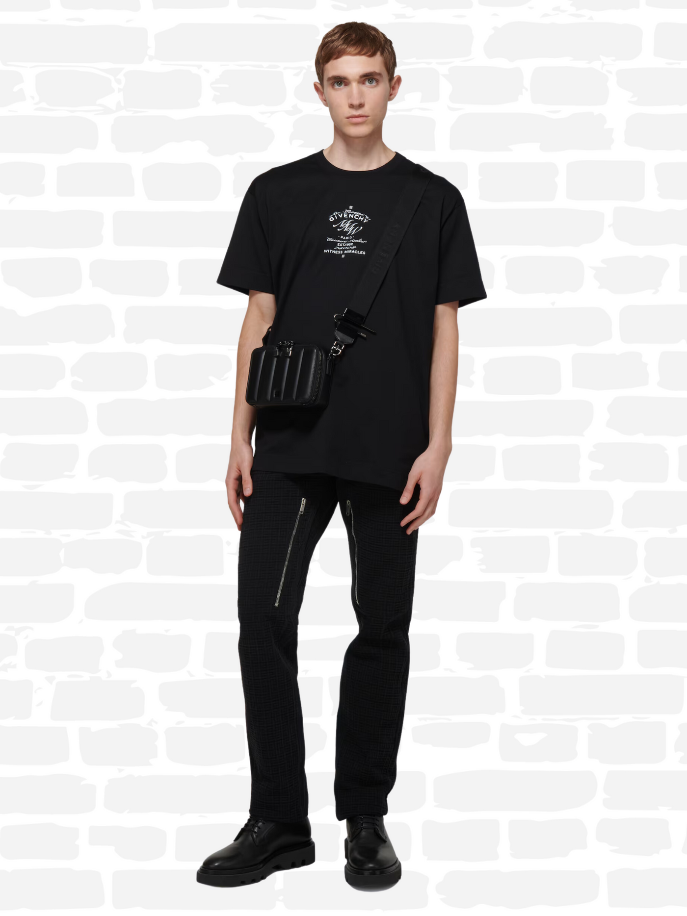 T-shirt Givenchy couleur noir T-shirt slim GG