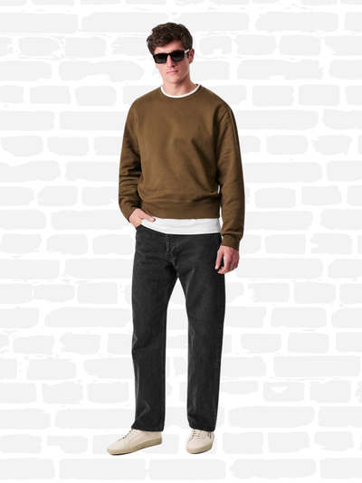 סן לורן נעליים צבע אוף וויט COURT CLASSIC TRAINERS