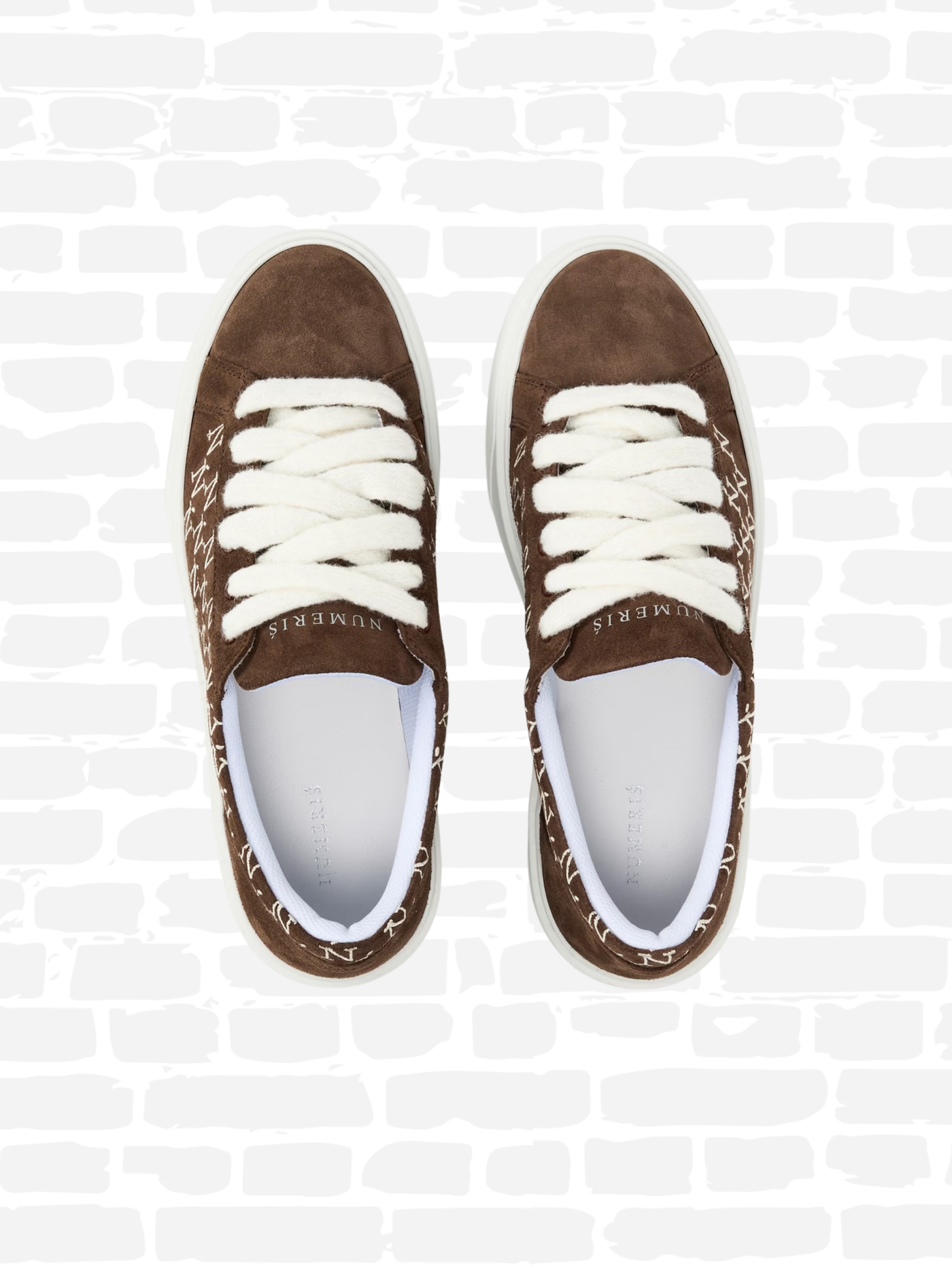 נומריס  נעליים צבע חום LOW TRAINERS