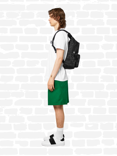 ולנטינו תיק גב  צבע שחור TOILE BACKPACK