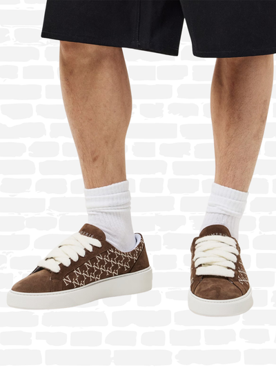 נומריס  נעליים צבע חום LOW TRAINERS