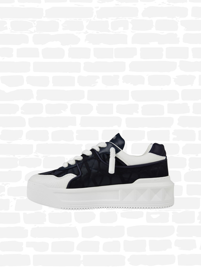 ולנטינו נעליים צבע שחור XL LOW SNEAKERS