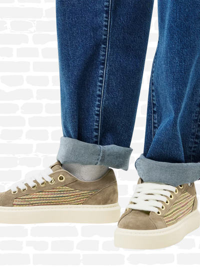 קלינס נעליים צבע חום ACE SNEAKERS