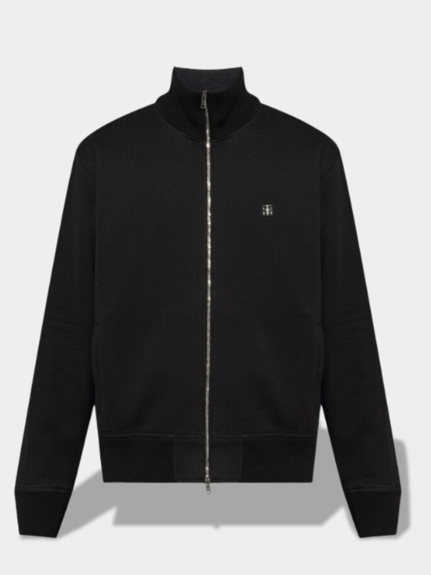 ז'יבנשי סווטשירט צבע שחור ZIP-UP SPORT JACKET