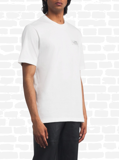 אמירי טי שירט צבע לבן COTTON SPIRIT LOGO