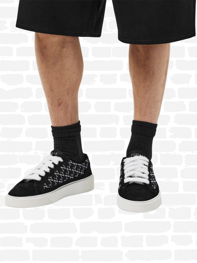 נומריס  נעליים צבע שחור LOW TRAINERS