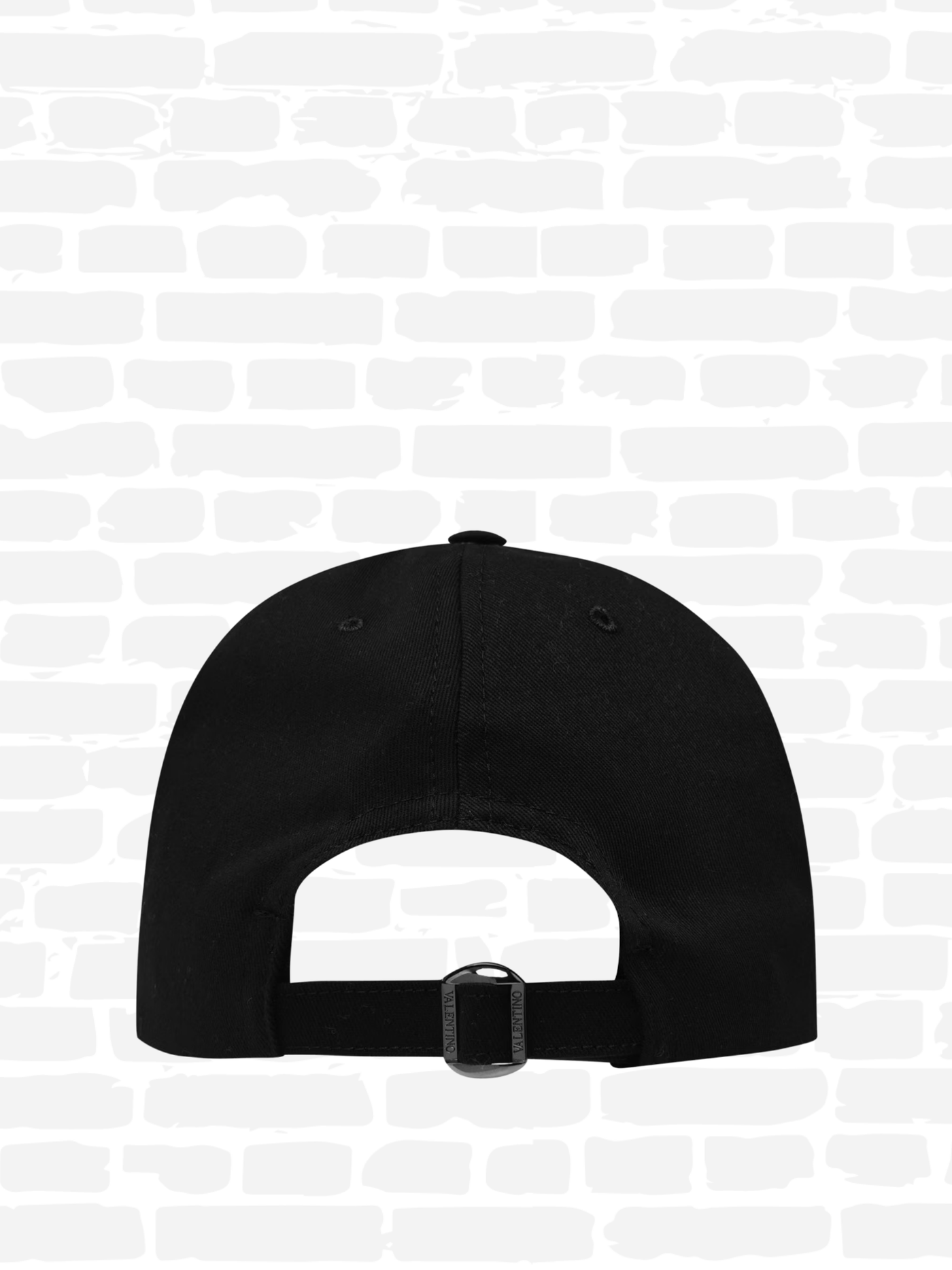 ולנטינו כובע צבע שחור VLTN CAP