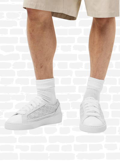 נומריס  נעליים צבע אפור LOW TRAINERS