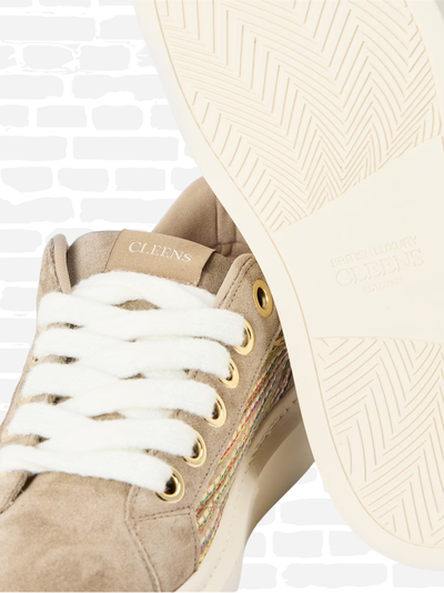 קלינס נעליים צבע חום ACE SNEAKERS