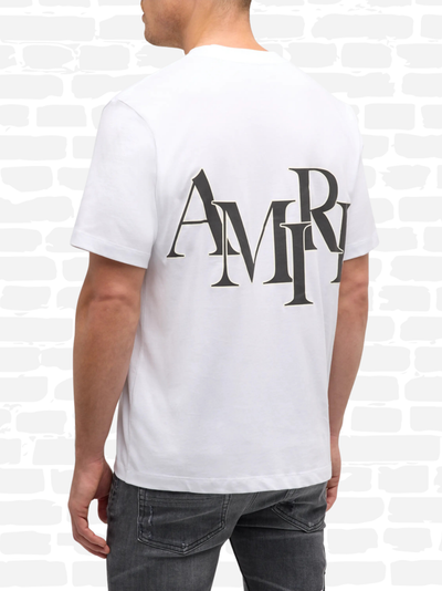 T-shirt Amiri couleur noir T-shirt à logo graphique