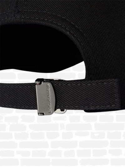 דולצ'ה גאבנה כובע צבע שחור INTERLOCKED MONOGRAM BASEBALL CAP