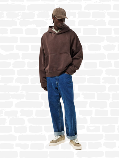 קלינס נעליים צבע חום ACE SNEAKERS