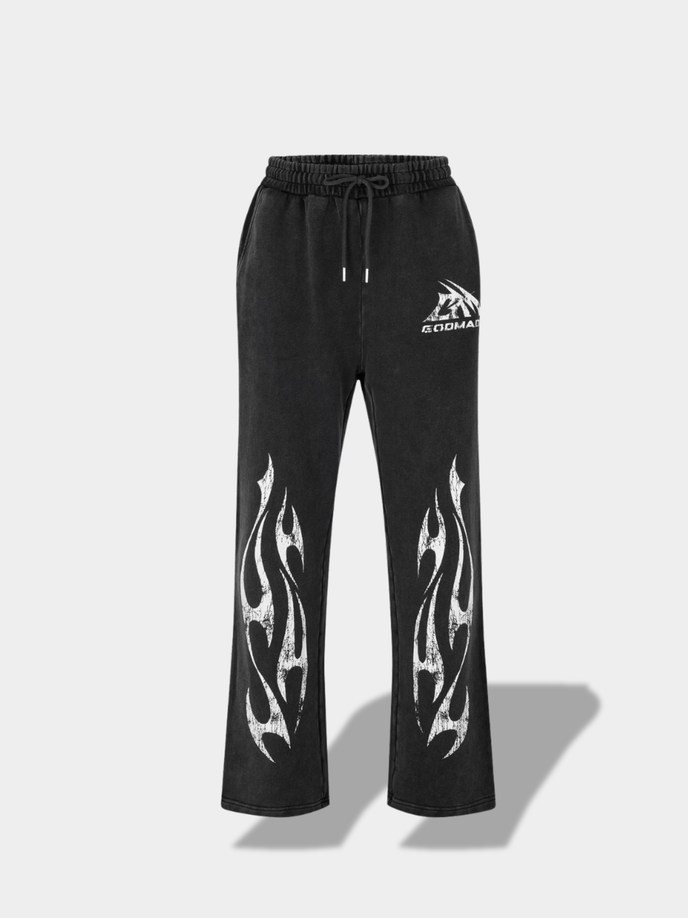 גוד מייד מכנסיים צבע שחור LOGO SWEATPANTS