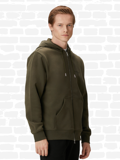 ז'יבנשי סווטשירט צבע ירוק STAMP COTTON FLEECE