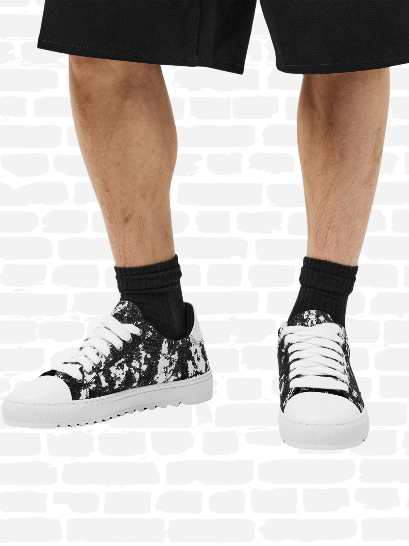 Chaussures Burberry à imprimé écossais marron et noir BASKETS BURBERRY REGIS