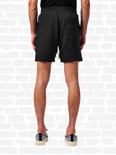 רוד מכנס צבע שחור PIQUE SHORTS