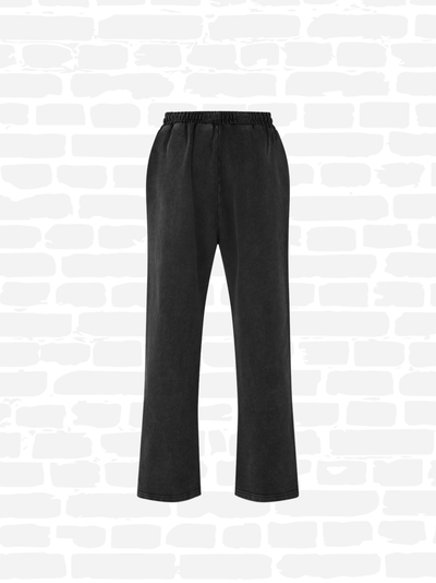 גוד מייד מכנסיים צבע שחור LOGO SWEATPANTS