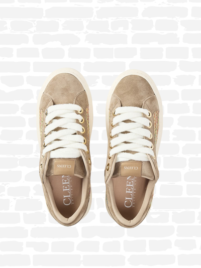 קלינס נעליים צבע חום ACE SNEAKERS