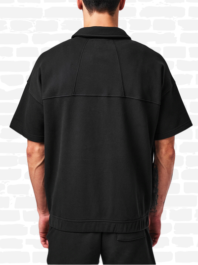 רוד שירט צבע שחור PIQUE SHIRT