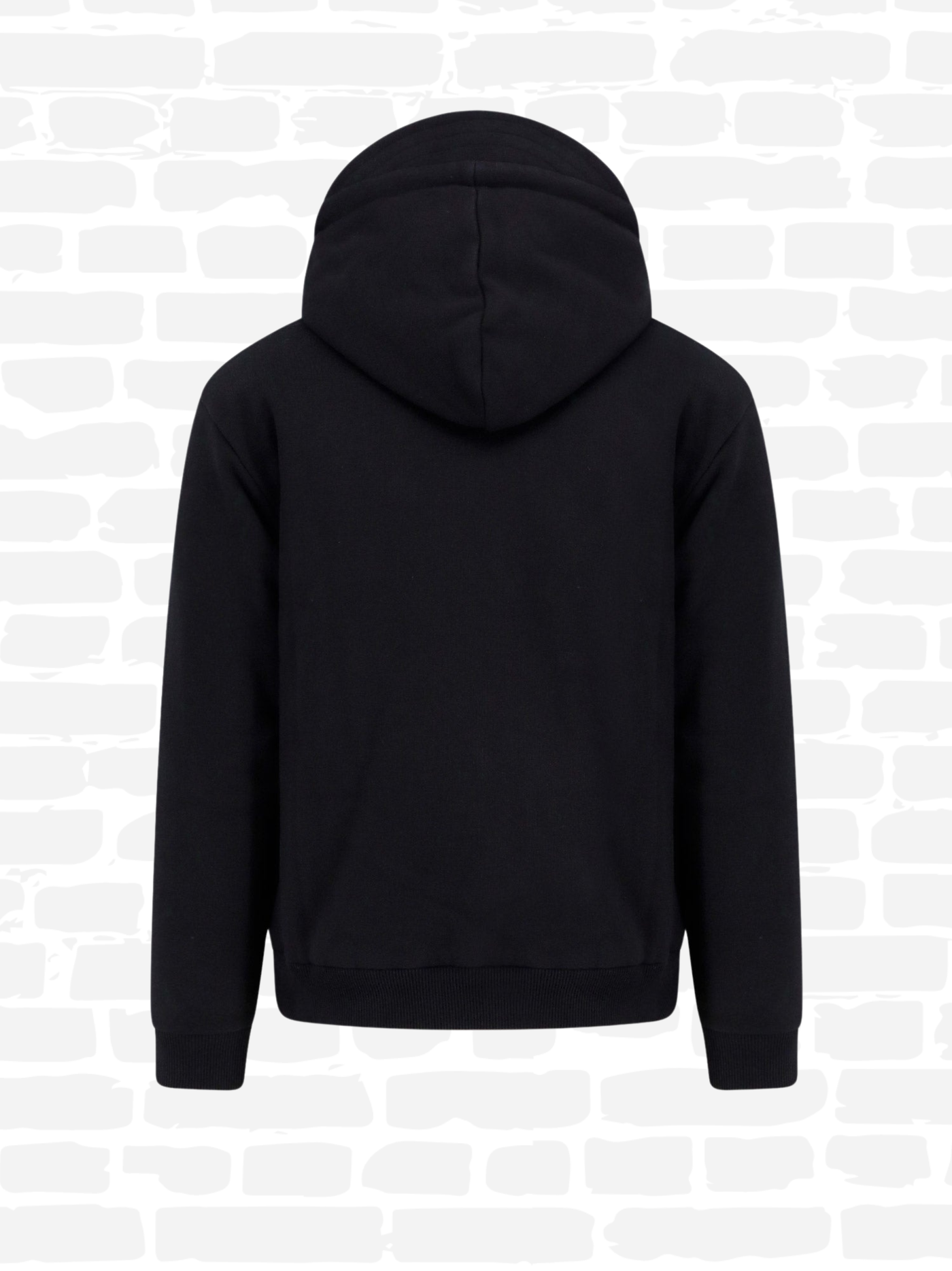 סלין סווטשירט צבע שחור ZIPPED QUILTED HOODIE