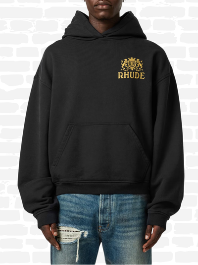 רוד טי סווטשירט צבע שחור CRESTA HOODIE