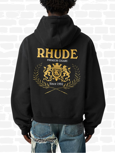 רוד טי סווטשירט צבע שחור CRESTA HOODIE