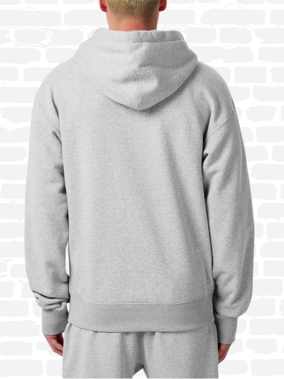 ג׳יל סנדר סווטשירט צבע לבן LOGO-PRINT COTTON HOODIE