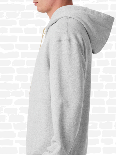 ג׳יל סנדר סווטשירט צבע לבן LOGO-PRINT COTTON HOODIE