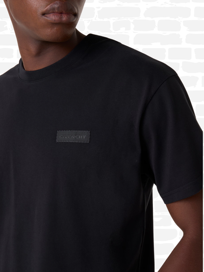 ז'יבנשי טי שירט צבע שחור GIV TAB CREW