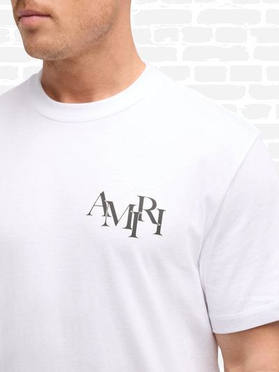 T-shirt Amiri couleur noir T-shirt à logo graphique