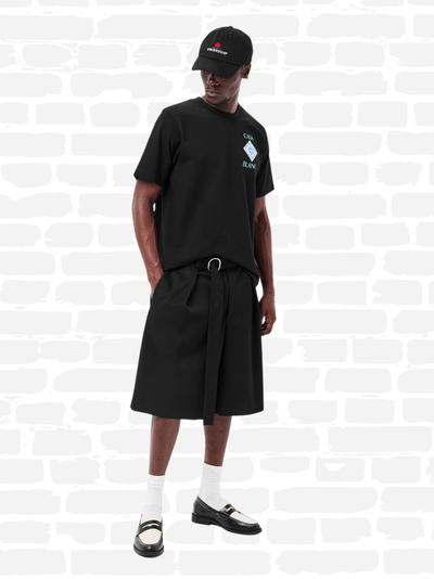 קזבלנקה כובע צבע שחור Casa Montagne Cap